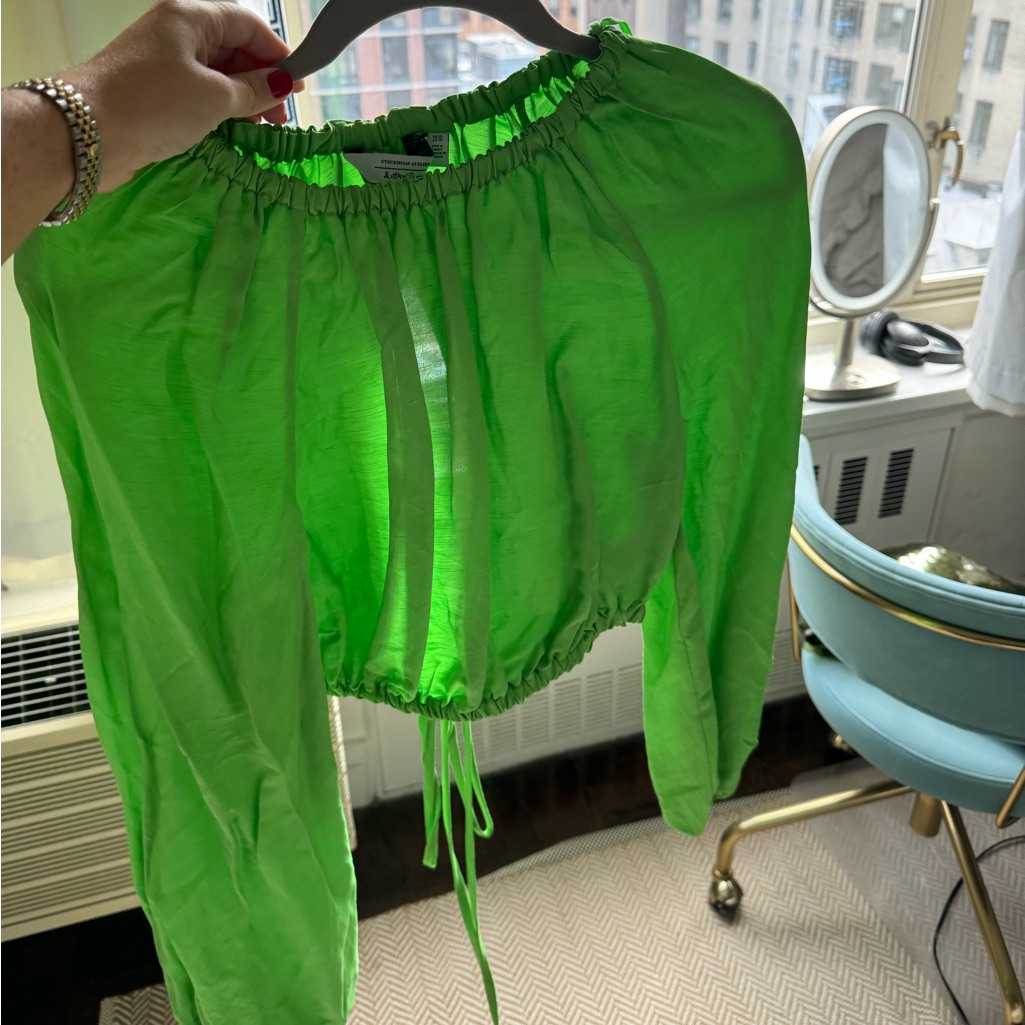 & Other Stories Green Top